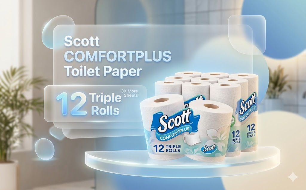 Why Families Choose Scott ComfortPlus Toilet Paper, 12 Triple