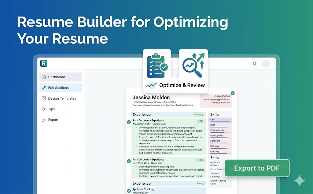 Resume Builder for Optimizing