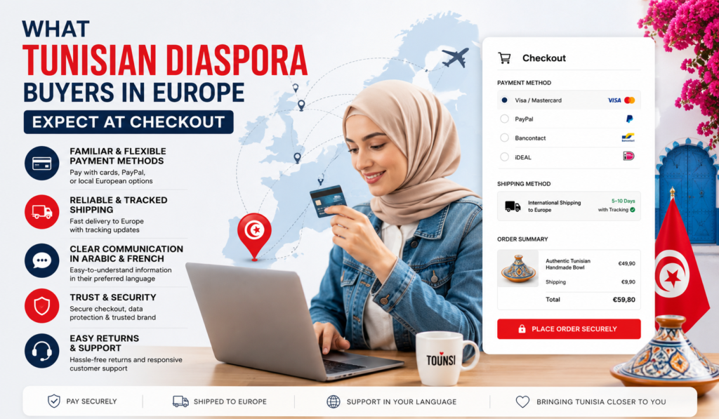 What Tunisian Diaspora Buyers in Europe Expect at Checkout