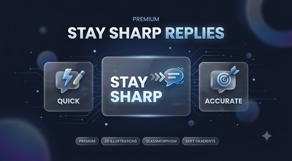 Smart Stay Sharp Replies for Every Situation Today